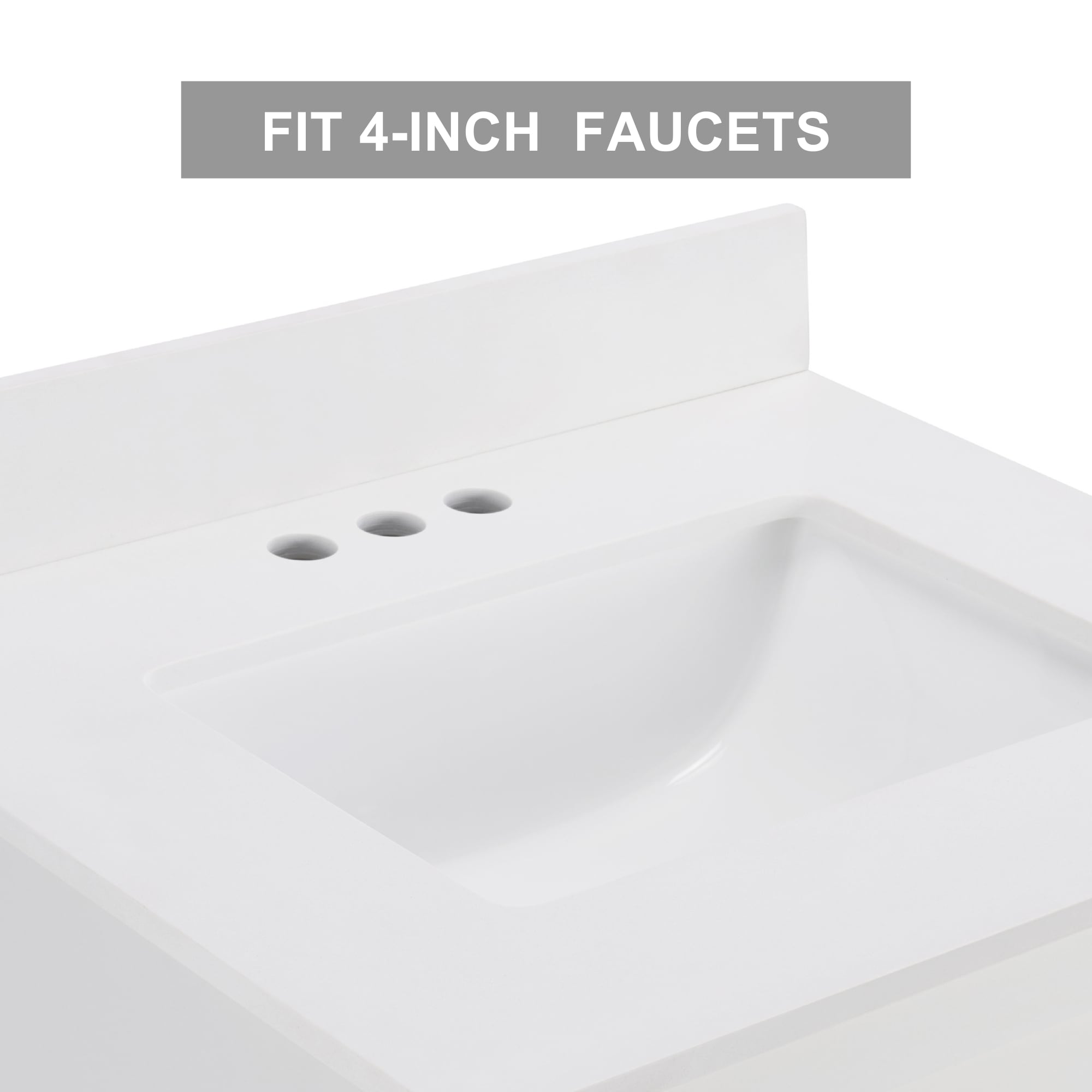 [VIDEO Provided]24" Bathroom Vanity With Single Sink Combo, Farmhouse Undermount Bathroom Sink Cabinet With Sliding Barn Doors And 2 Drawers, Freestanding Bathroom Vanities,White_maomaolike.com